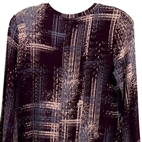 LOGO by Lori Goldstein Womens Top Pullover Long Sleeve Rayon Stretch Size S - Picture 6 of 10